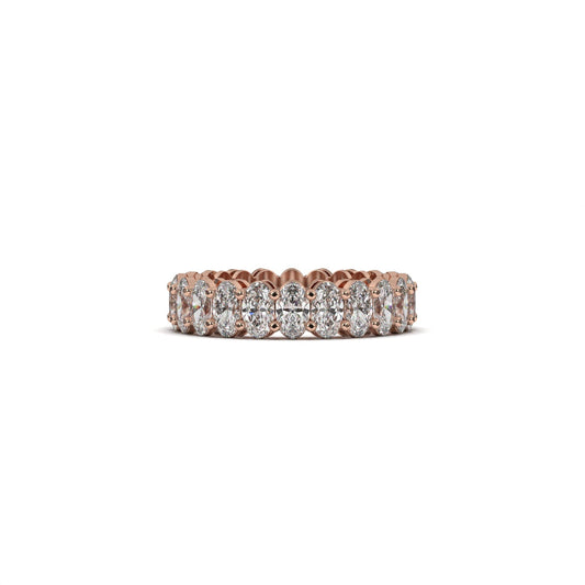Eternity oval ring