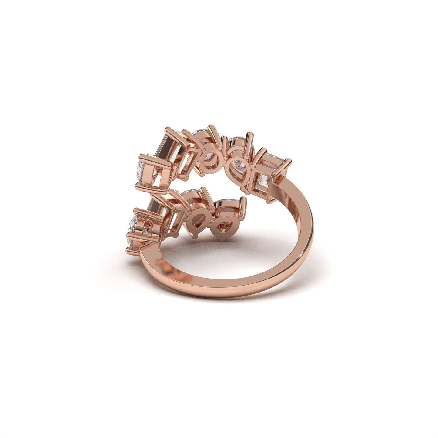 Multishape spiral ring