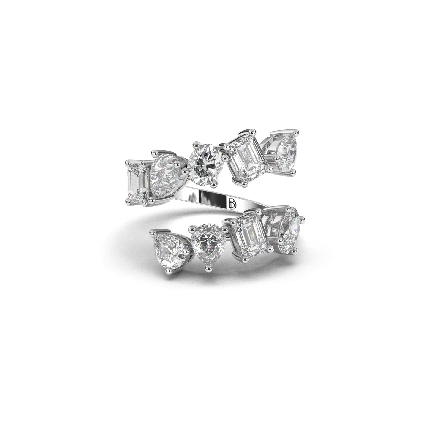 Multishape spiral ring