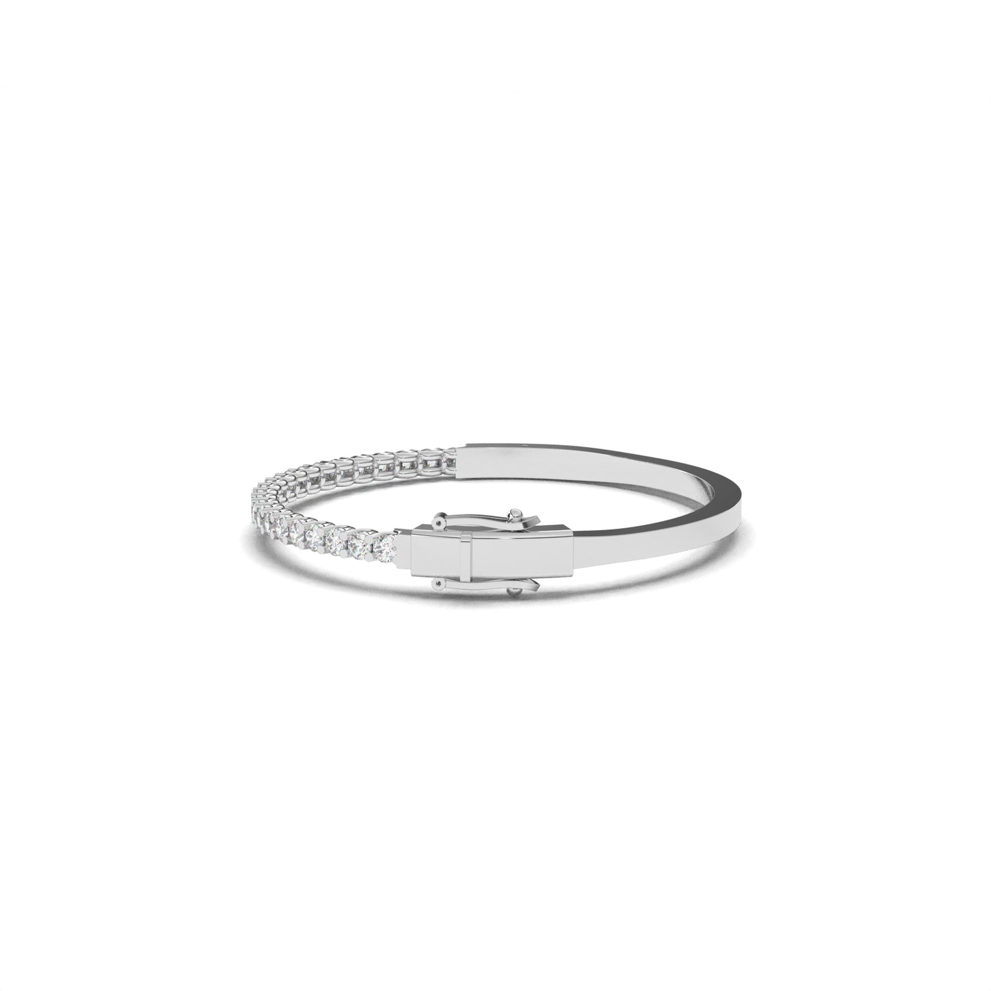 Diamond Bangle Bracelet Eternity set